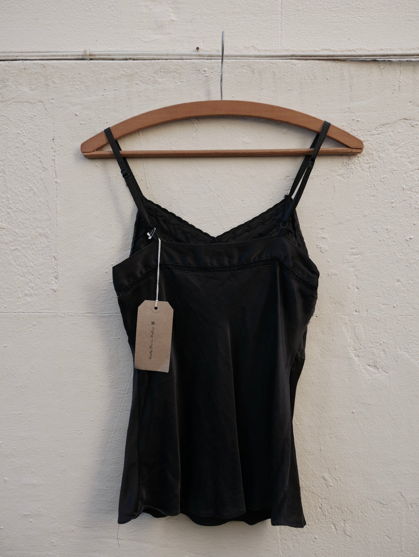 1990s Black Silk 'Monsoon' Camisole