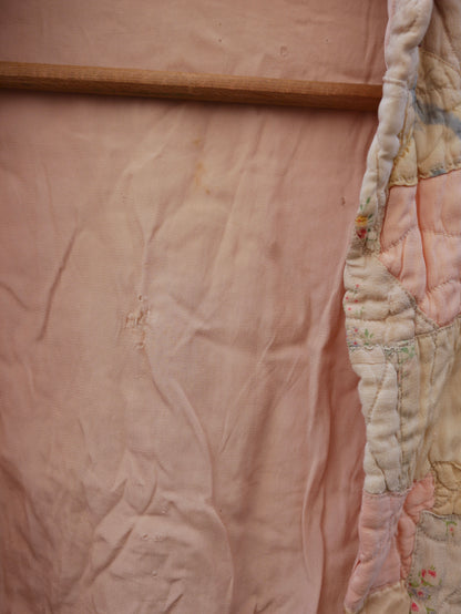 1940s *rare* Antique Patchwork Bed Jacket