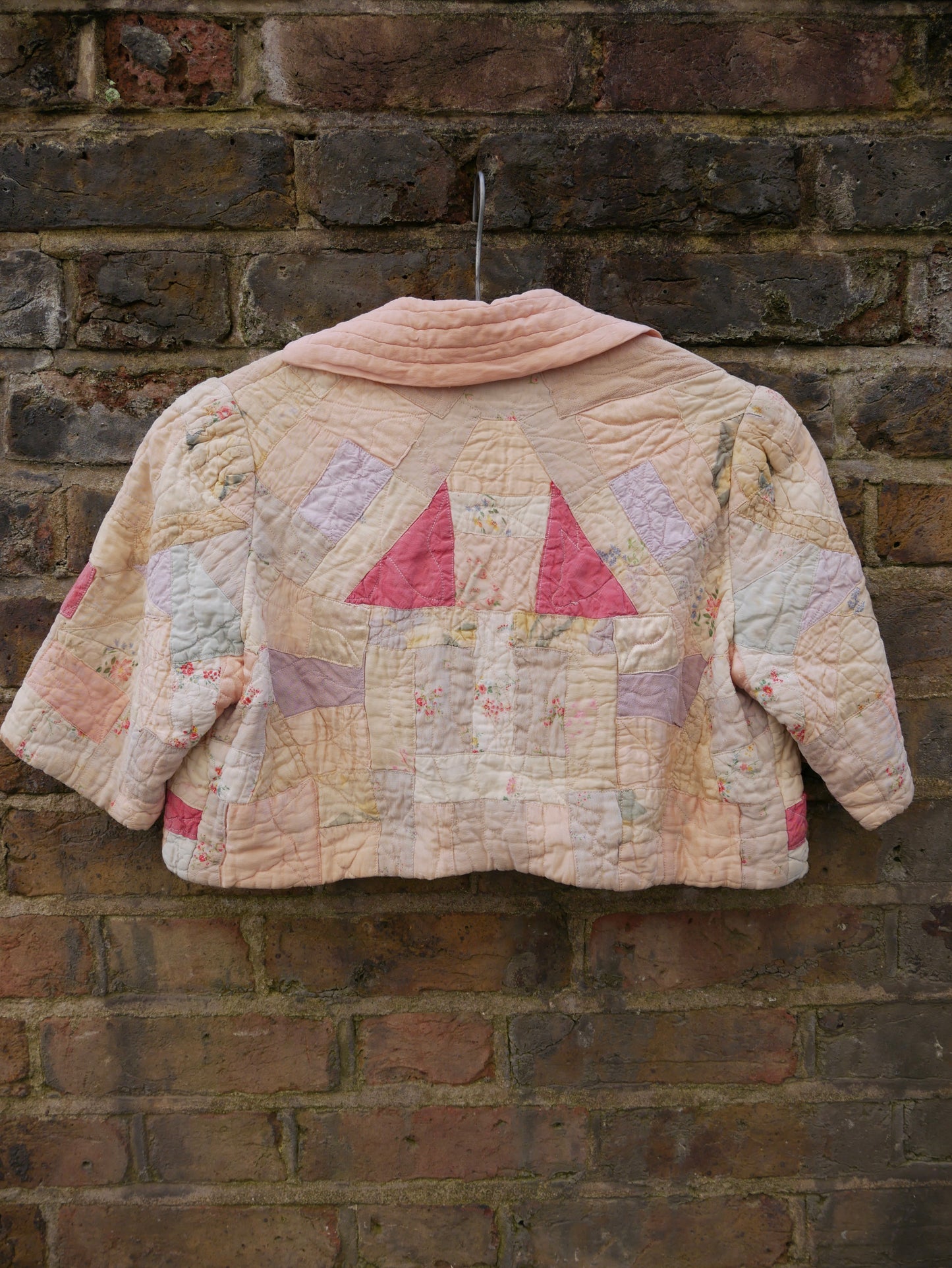 1940s *rare* Antique Patchwork Bed Jacket