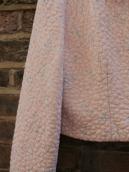 1940s Quilted Ditsy Bed Jacket