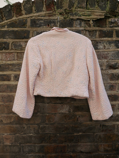 1940s Quilted Ditsy Bed Jacket