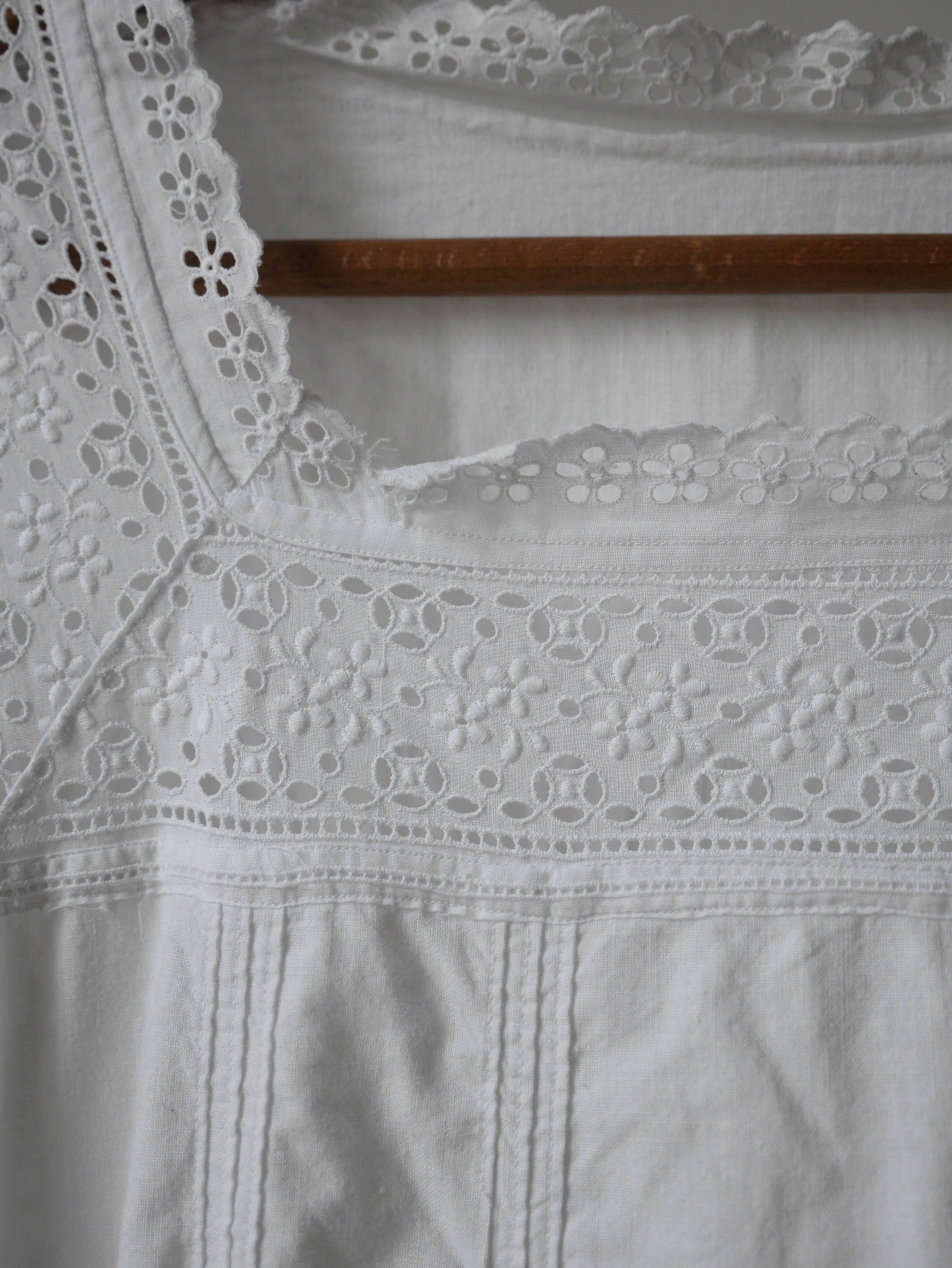 1910s Cotton Nightdress