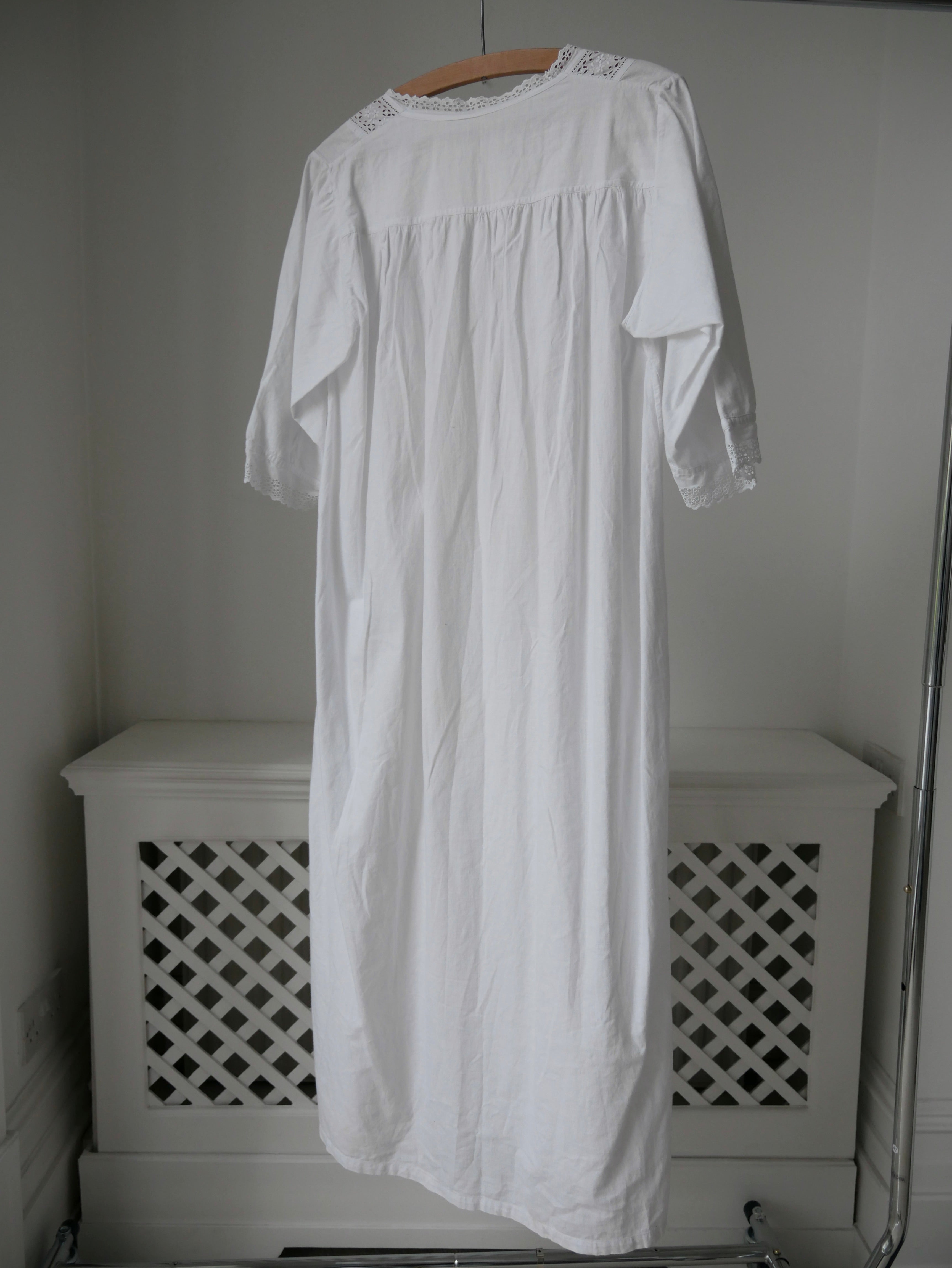 1910s Cotton Nightdress