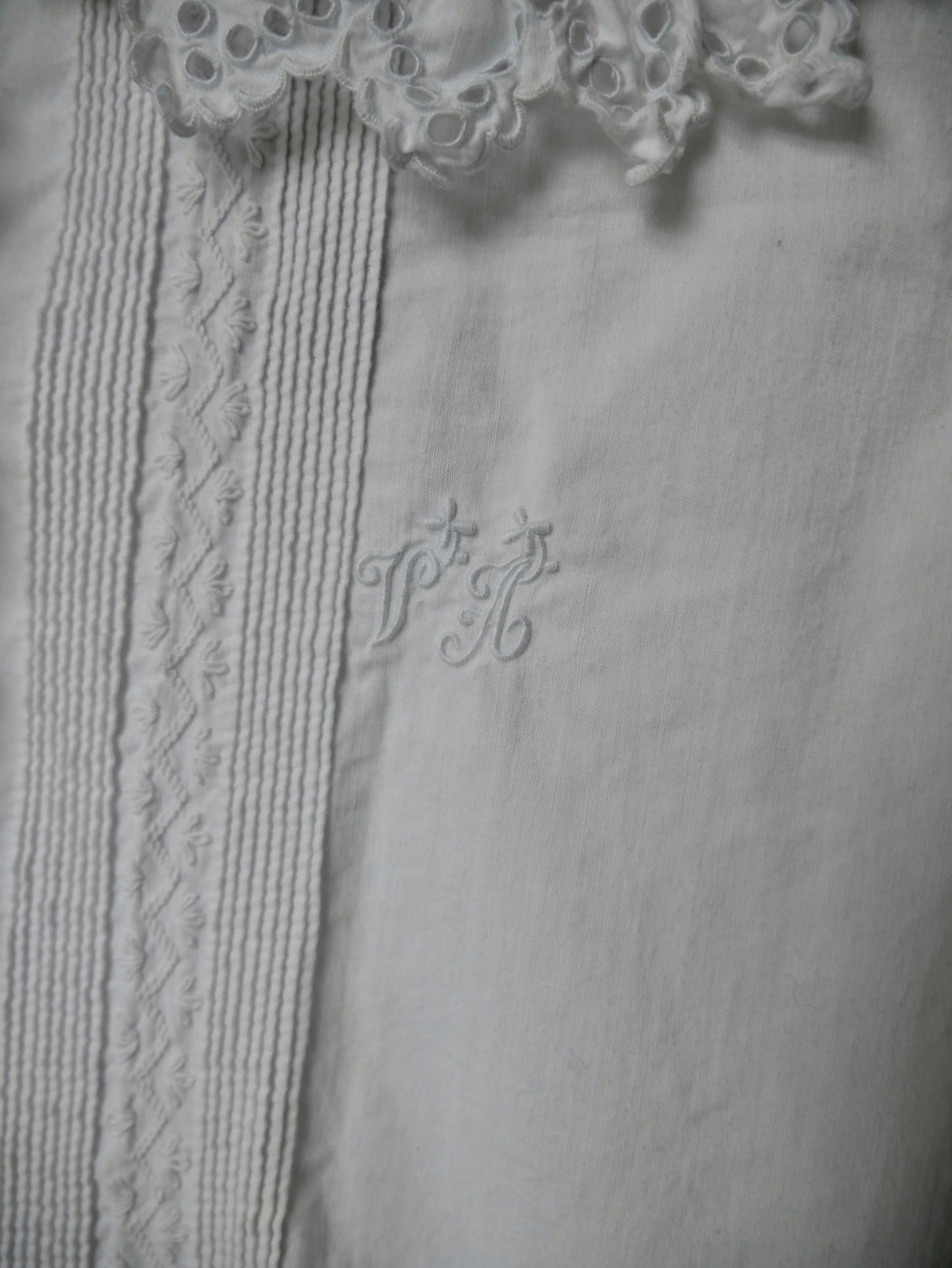 1900s Edwardian Cotton Frilled Nightshirt