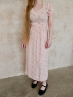 1940s Cotton Ditsy Nightdress