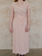 1940s Cotton Ditsy Nightdress