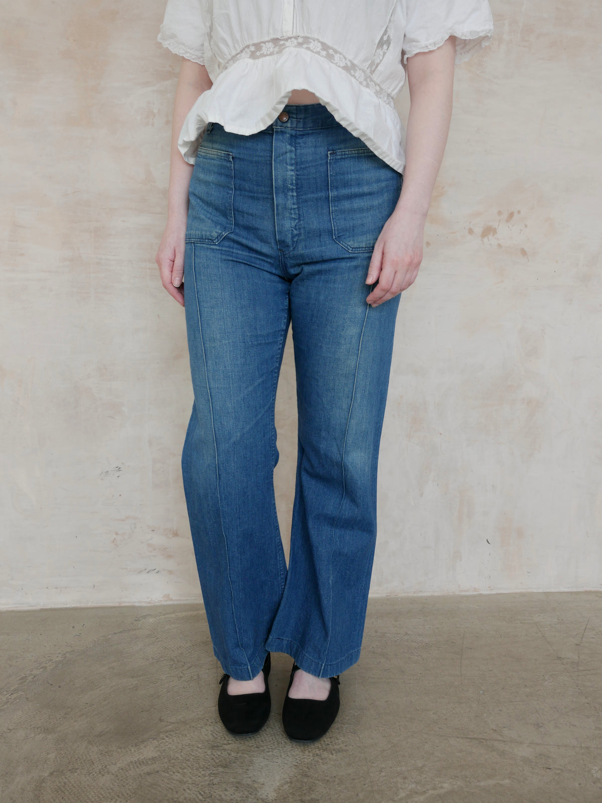 1970s Sailor Style 'Cheap' Jeans
