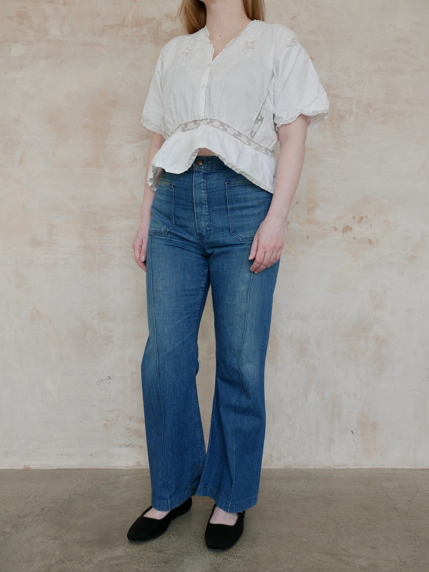 1970s Sailor Style 'Cheap' Jeans