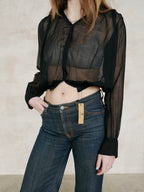 1900s Sheer Cotton Blouse