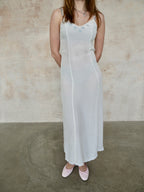 1940s Embroidered Slip