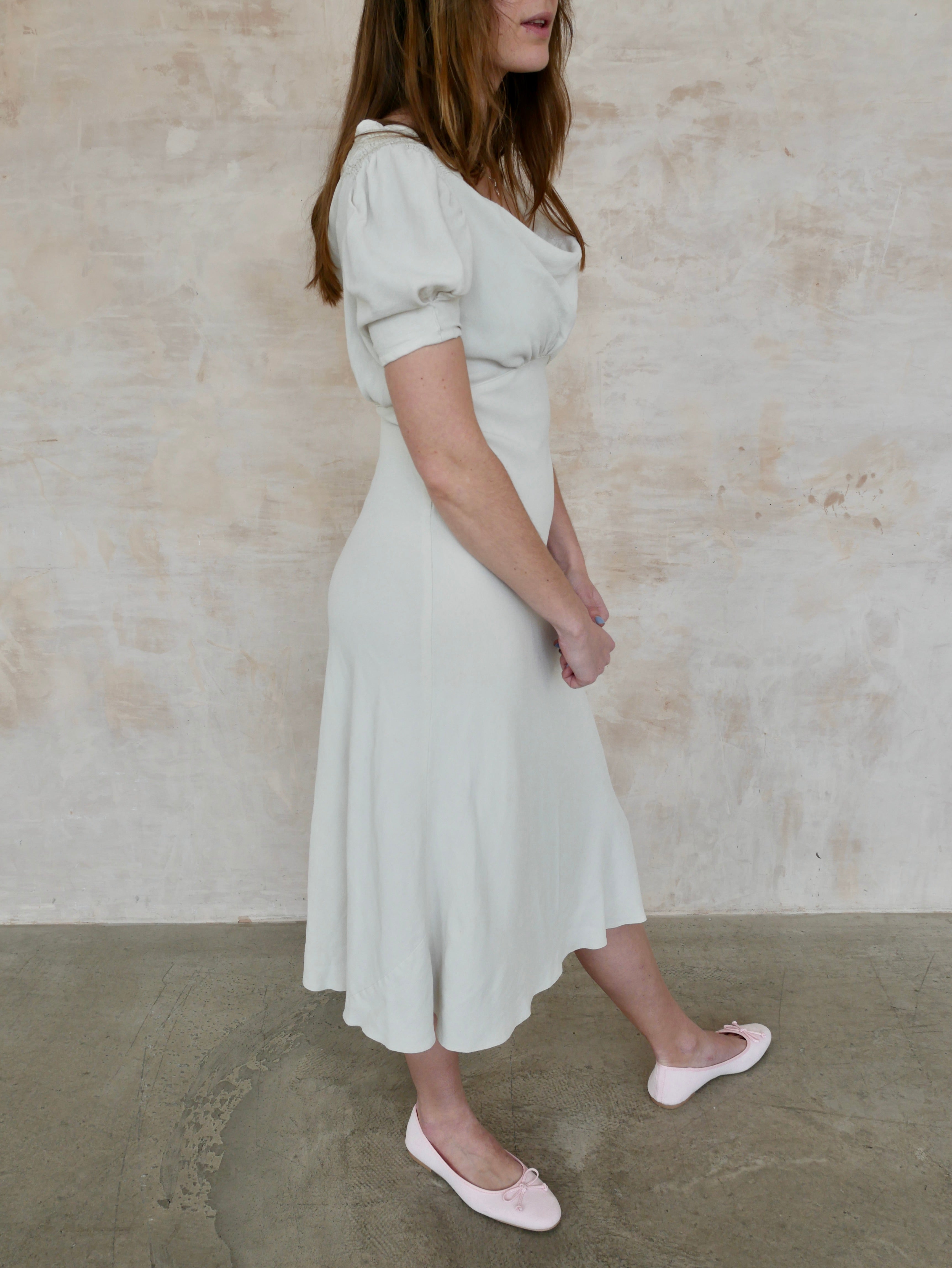 1930s Crepe Dress