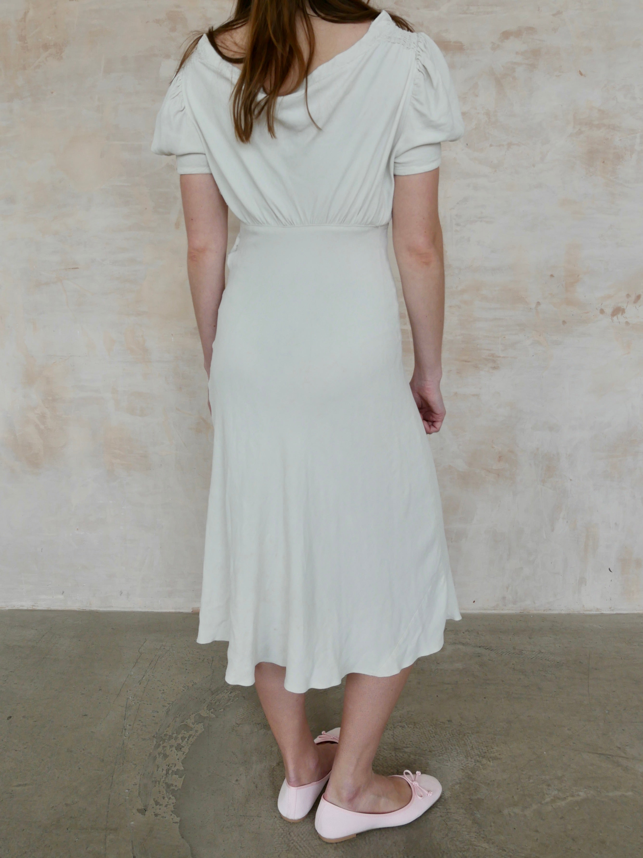 1930s Crepe Dress
