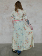 1940s Floral Housecoat