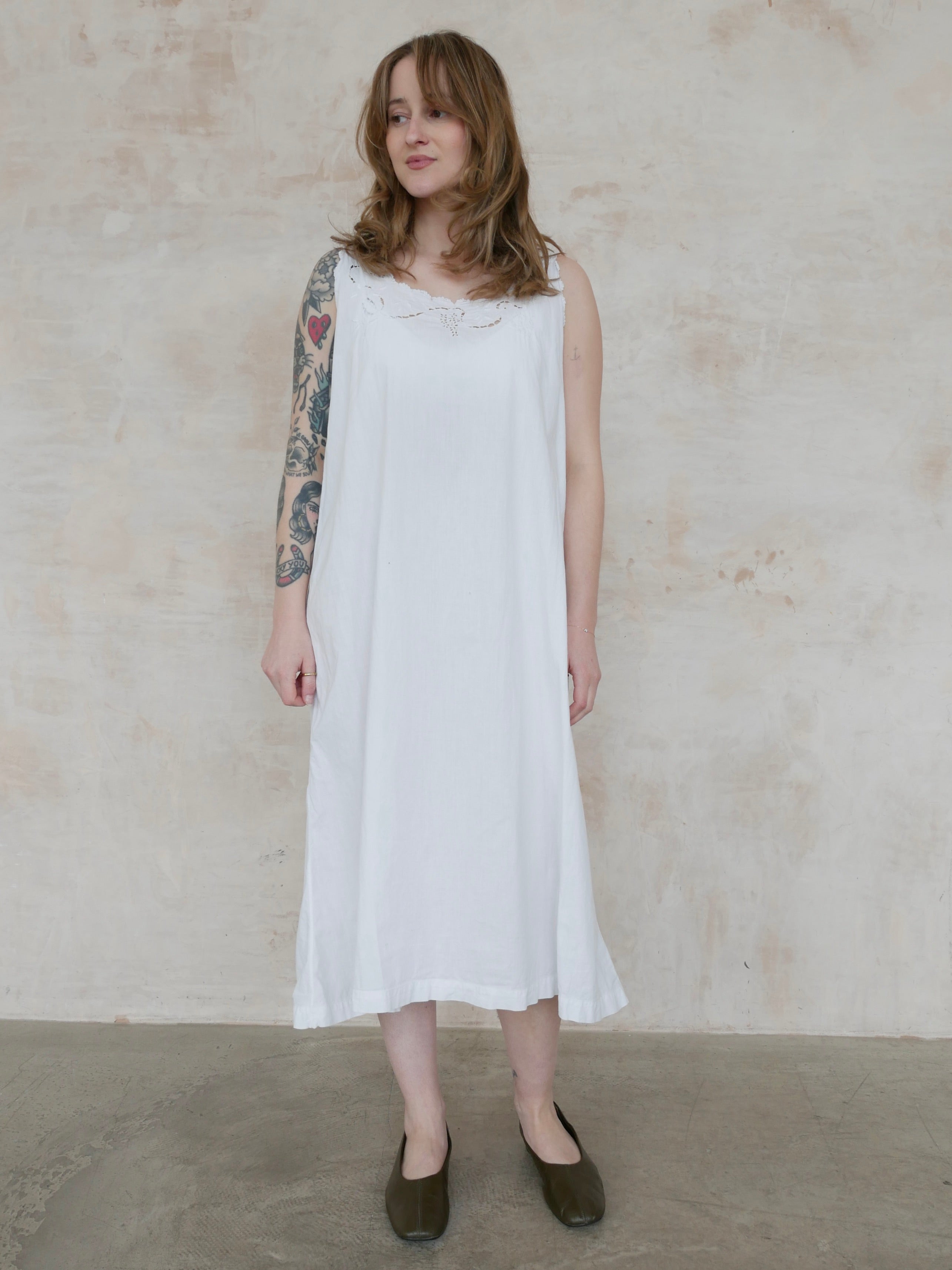 1910s Cotton Nightdress