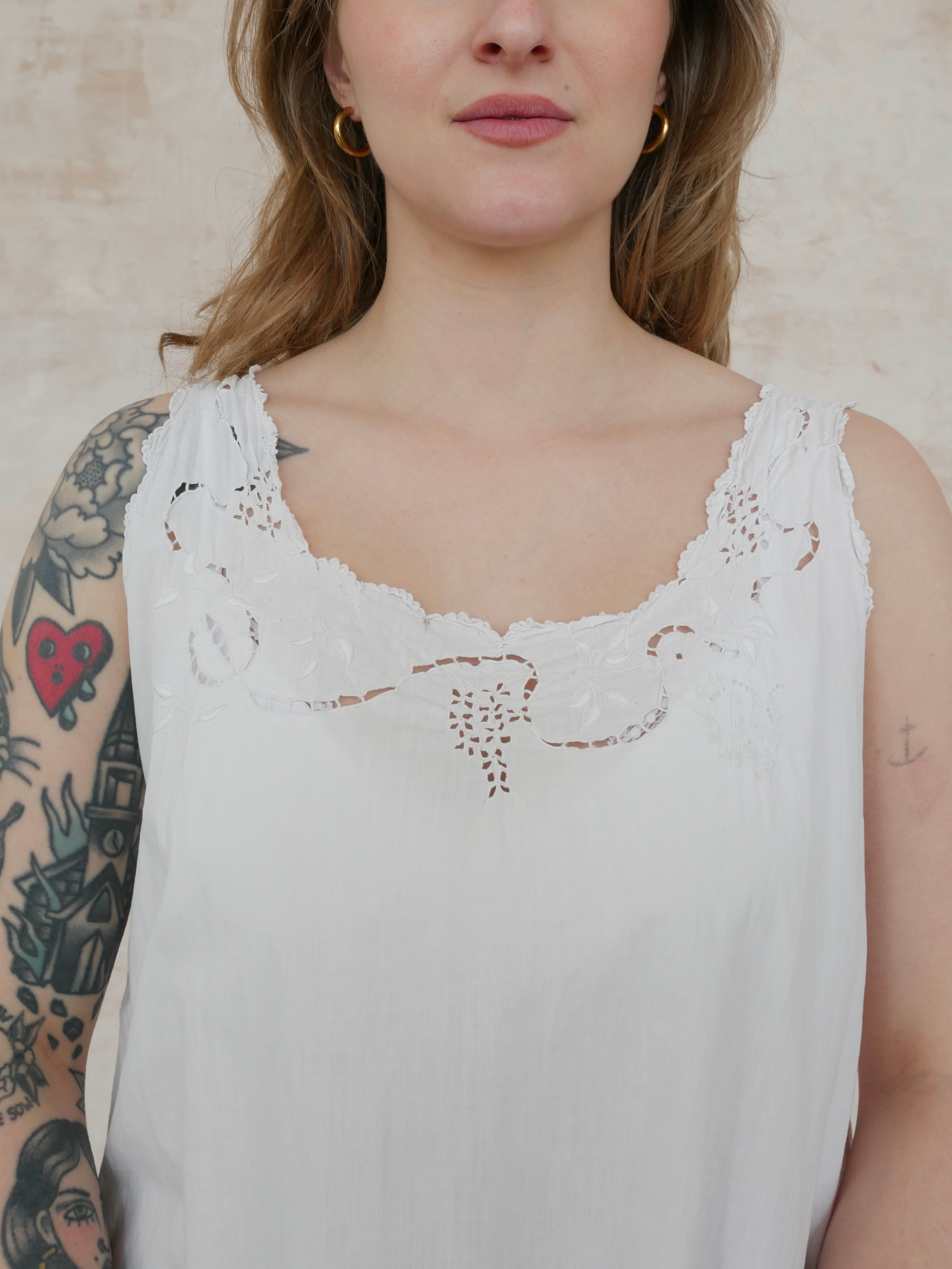 1910s Cotton Nightdress