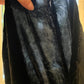 1930s Black Velvet Dress with Dolman Sleeves