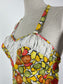 1950s 'Demoiselle' Midcentury Abstract Print Cotton Swimsuit