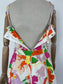 1960s 'Broadway' Vibrant Floral Print Cotton Romper Playsuit