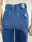 1990s does 1970s Deadstock Indigo 'Deal' Tall Flared Jeans