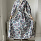1940s Floral Seersucker Housecoat