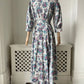 1940s Floral Seersucker Housecoat