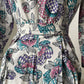 1940s Floral Seersucker Housecoat