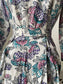 1940s Floral Seersucker Housecoat