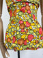 1950s 'Demoiselle' Midcentury Abstract Print Cotton Swimsuit