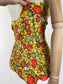 1950s 'Demoiselle' Midcentury Abstract Print Cotton Swimsuit