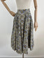 1950s Cotton Paisley Print Circle Skirt