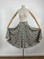 1950s Cotton Paisley Print Circle Skirt