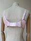 1950s 1960s Cotton Hand Dyed Lilac Longline Bralette